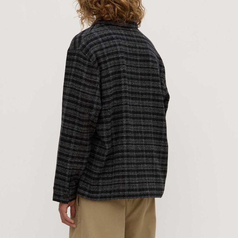 Assembly Label Tom Check Overshirt Black Olive image number 1